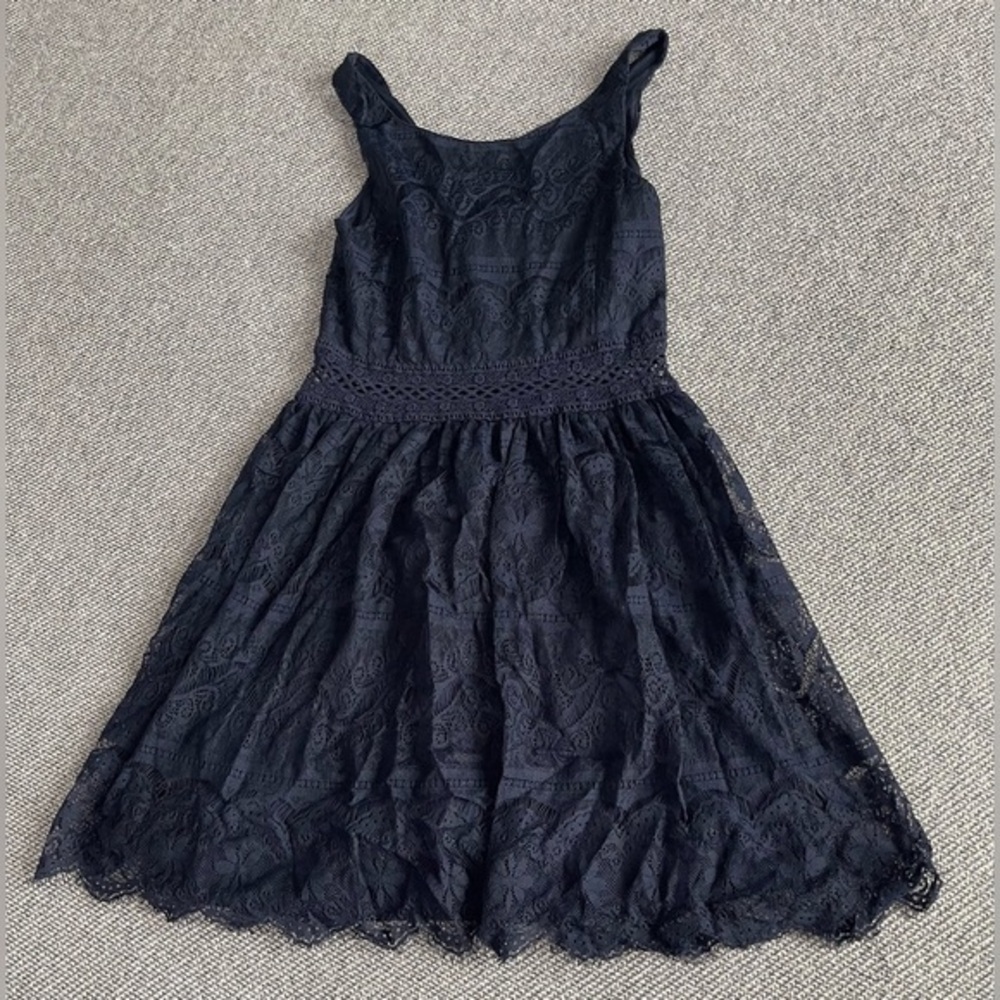 Mint Mint - Blue Lace Dress - Size XS